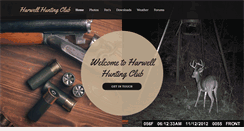 Desktop Screenshot of harwellhunting.com